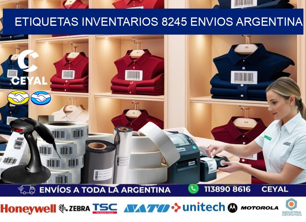 etiquetas inventarios 8245 ENVIOS ARGENTINA