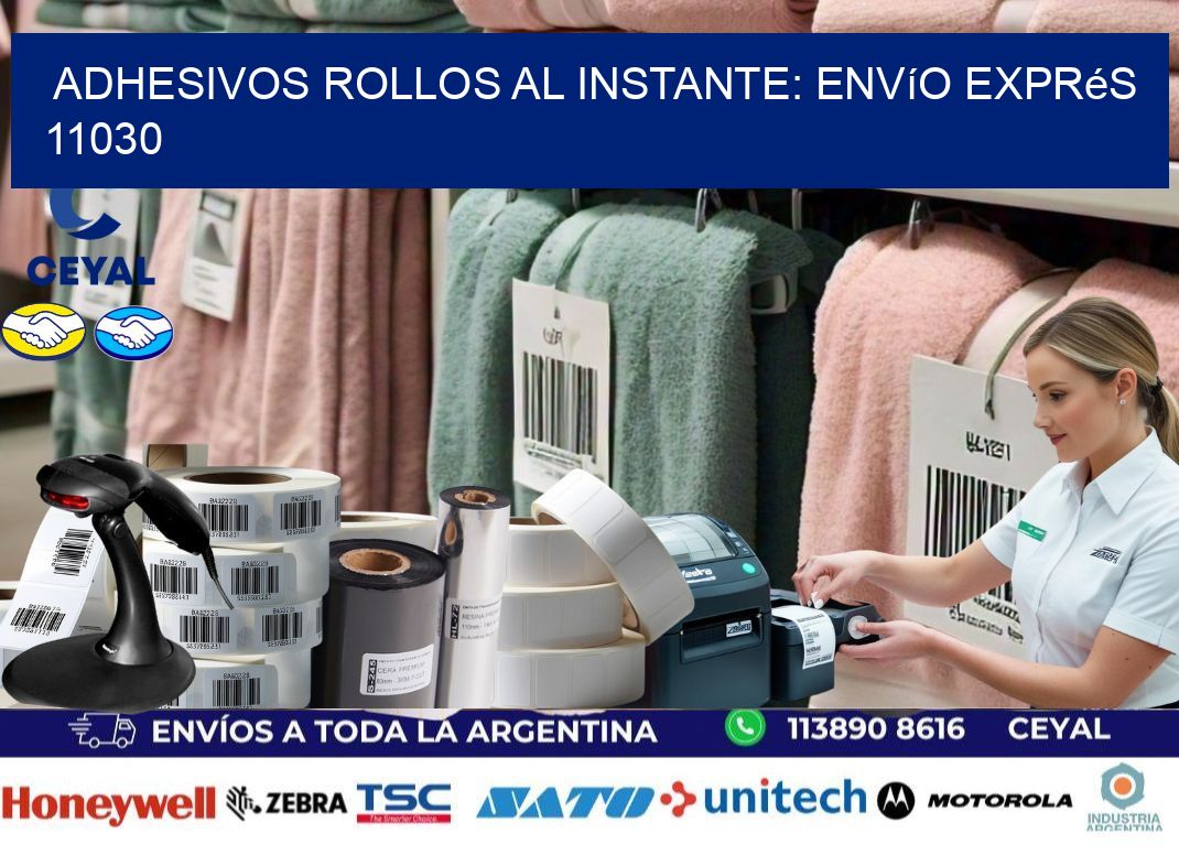 Adhesivos rollos al Instante: Envío Exprés 11030