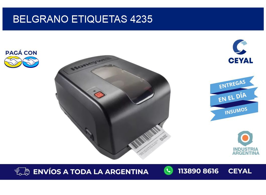 Belgrano etiquetas 4235