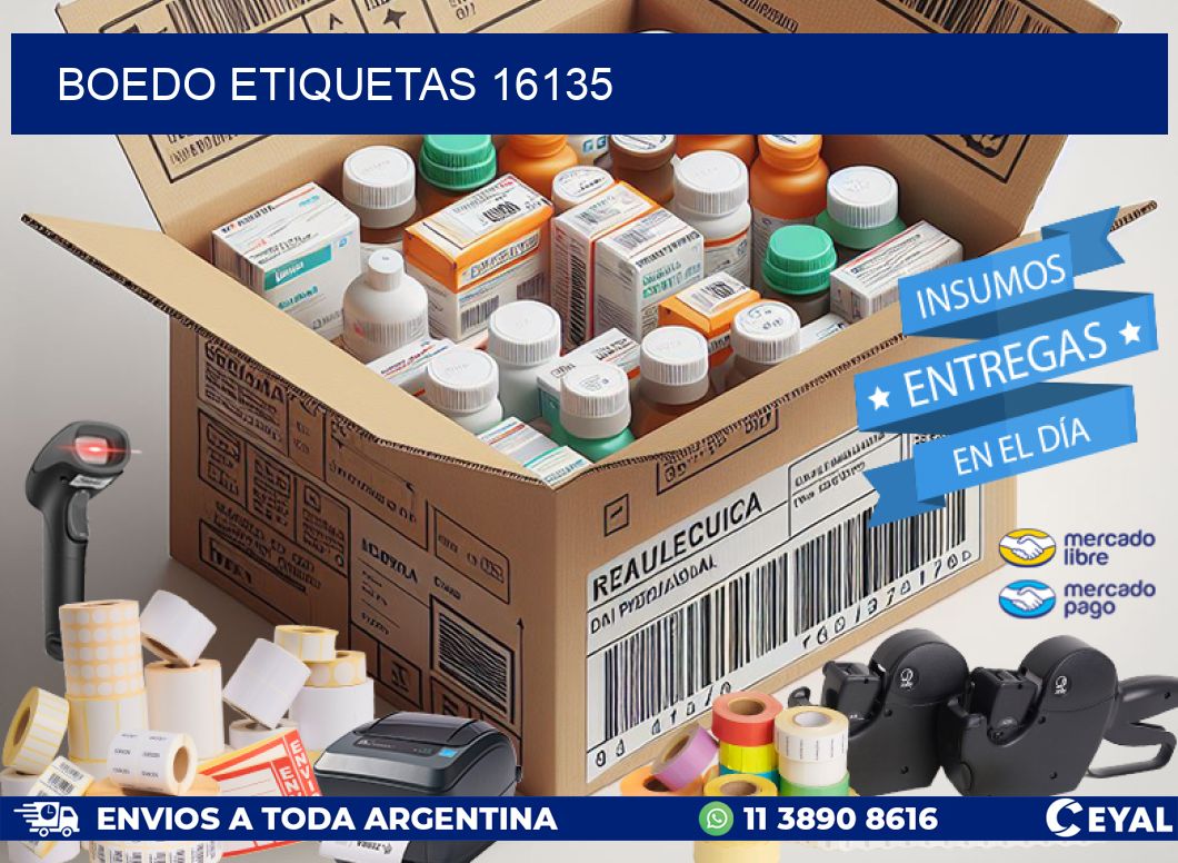 Boedo etiquetas 16135