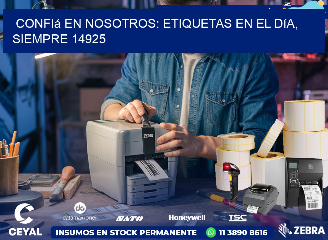 Confiá en Nosotros: Etiquetas en el Día, Siempre 14925