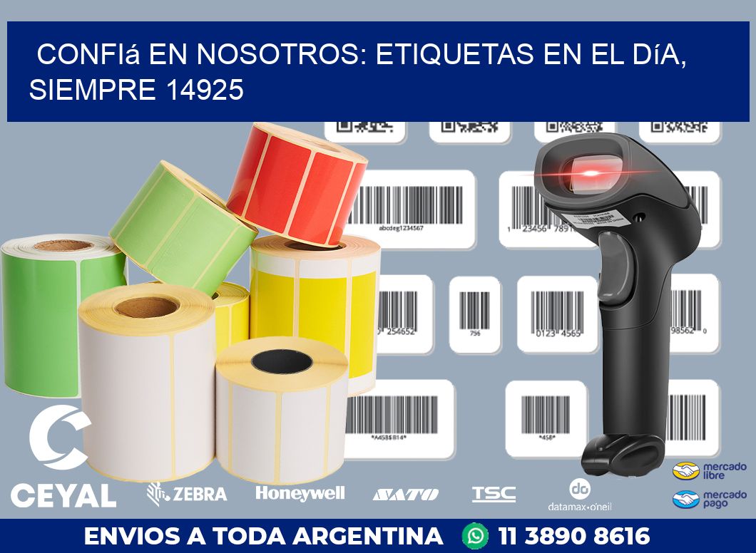 Confiá en Nosotros: Etiquetas en el Día, Siempre 14925