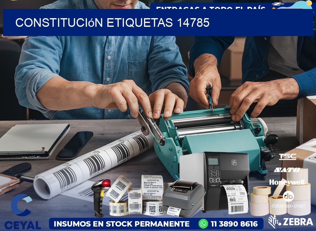 Constitución etiquetas 14785