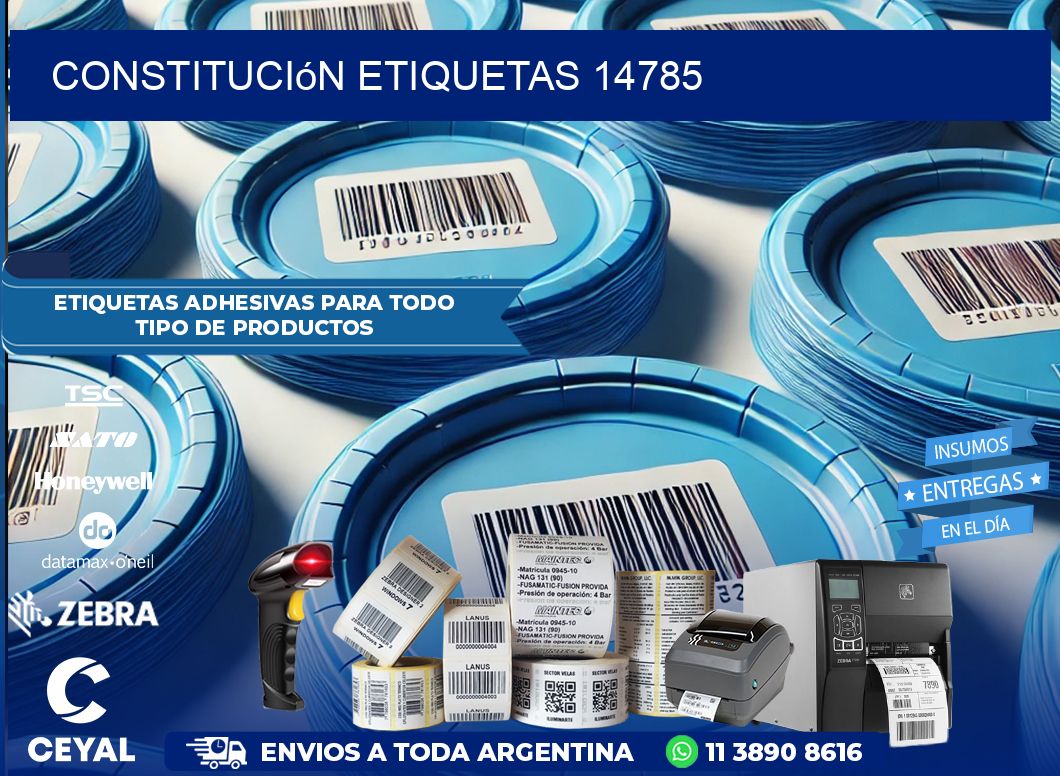 Constitución etiquetas 14785
