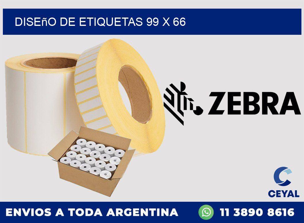 Diseño de etiquetas 99 x 66