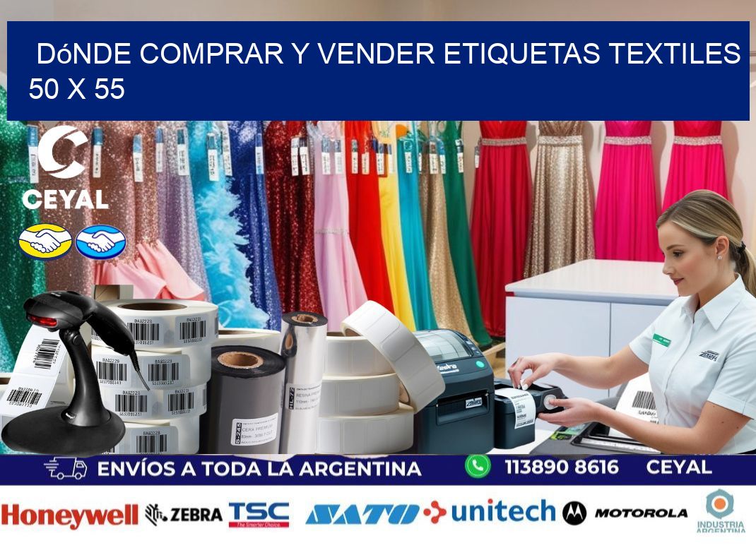 Dónde Comprar y Vender Etiquetas Textiles 50 x 55