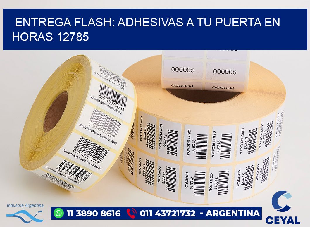 Entrega Flash: Adhesivas A Tu Puerta en Horas 12785
