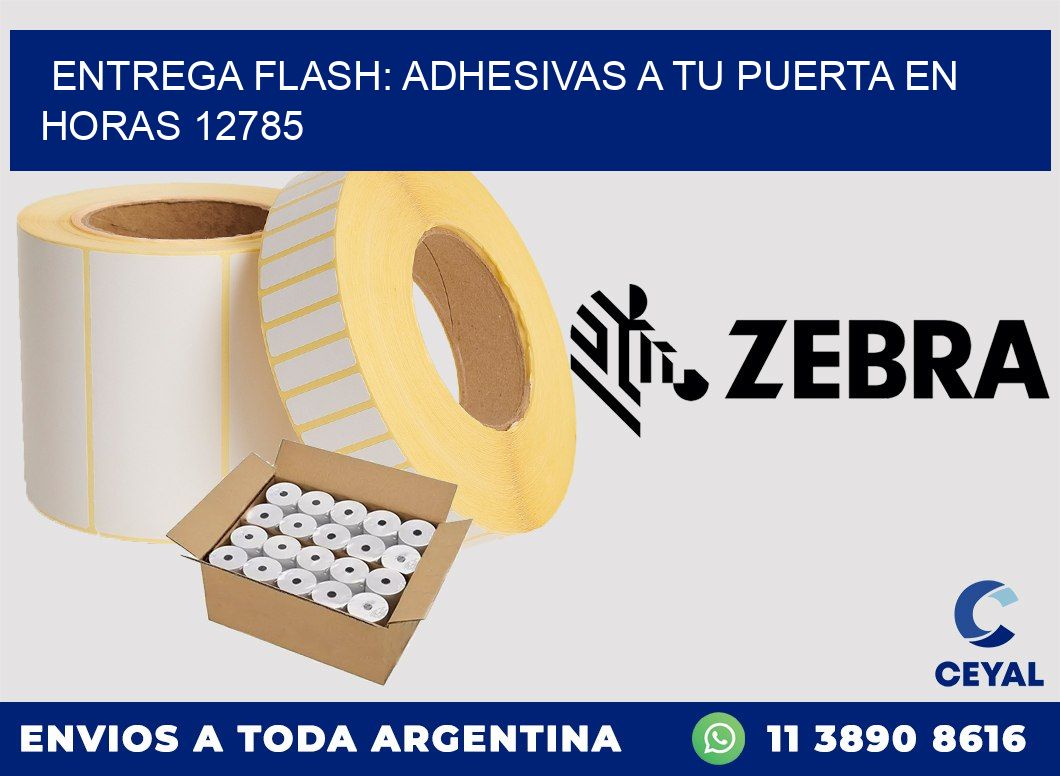 Entrega Flash: Adhesivas A Tu Puerta en Horas 12785