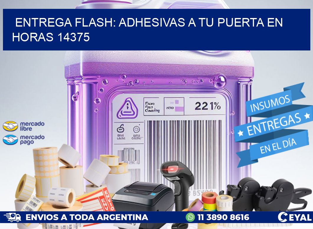 Entrega Flash: Adhesivas A Tu Puerta en Horas 14375