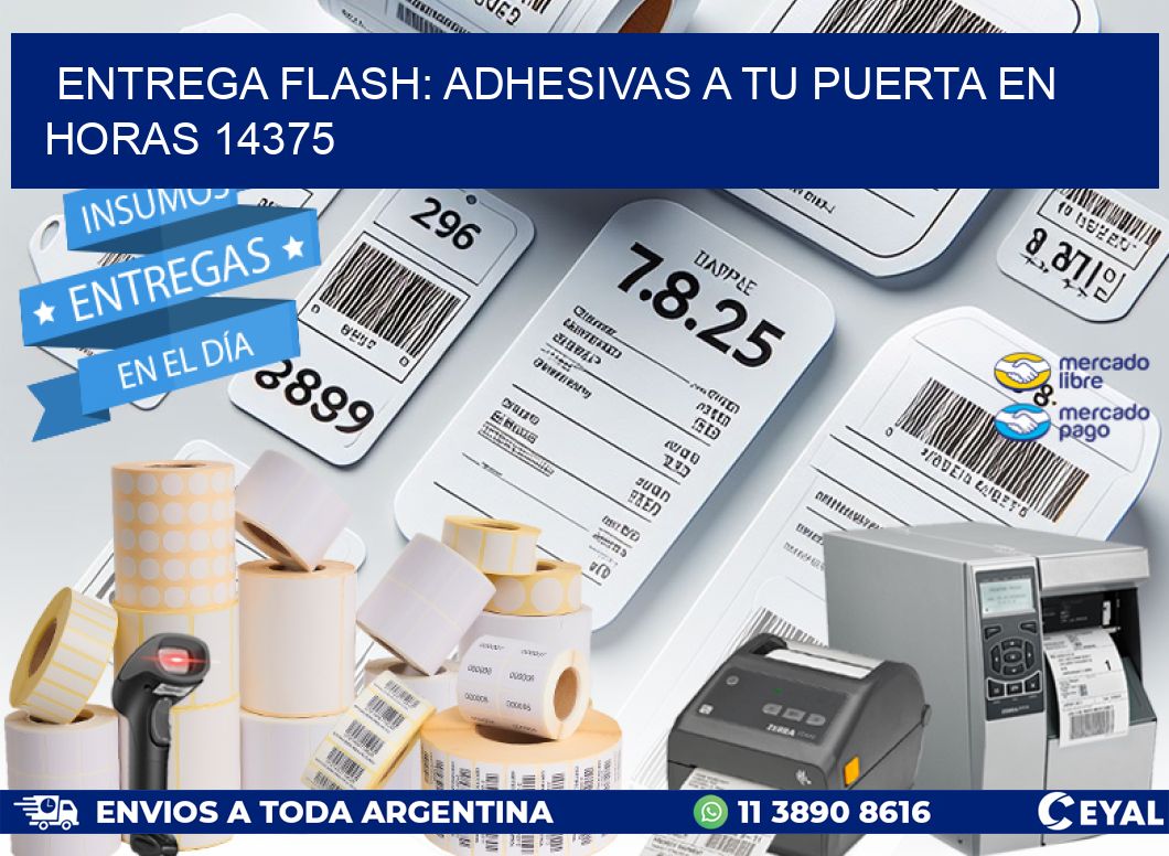 Entrega Flash: Adhesivas A Tu Puerta en Horas 14375