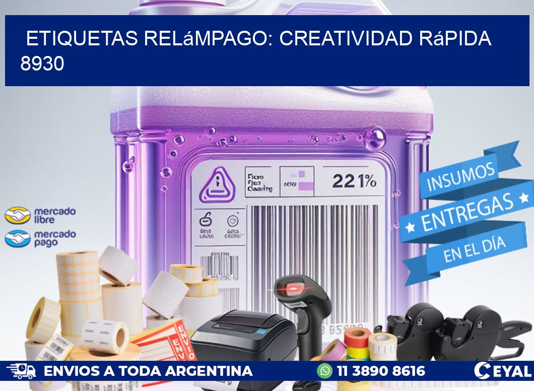Etiquetas Relámpago: Creatividad Rápida 8930