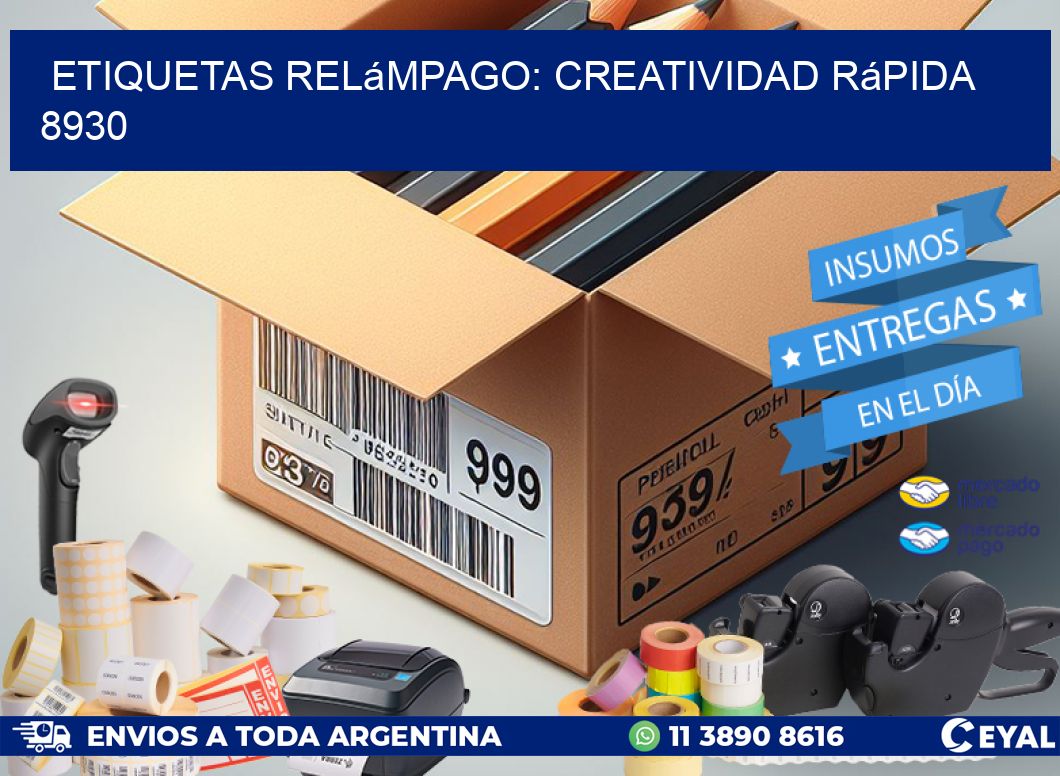 Etiquetas Relámpago: Creatividad Rápida 8930