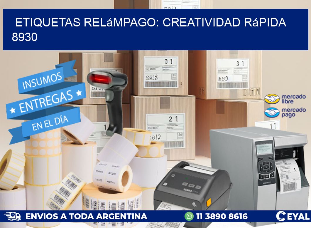 Etiquetas Relámpago: Creatividad Rápida 8930