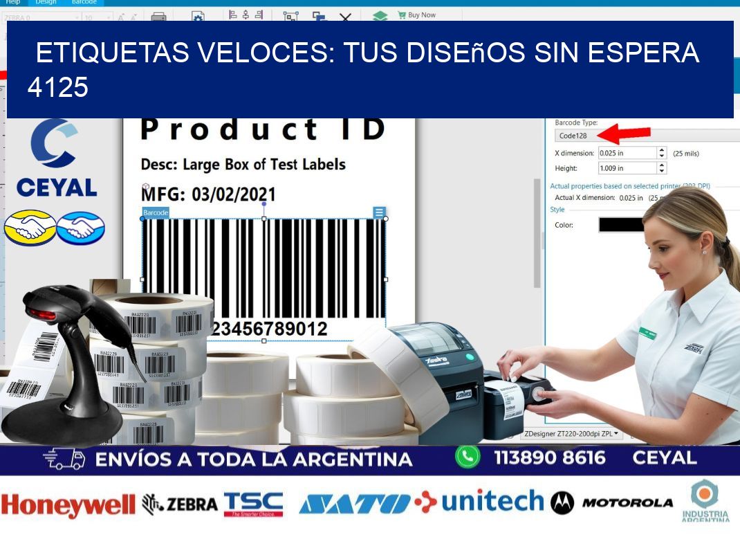 Etiquetas Veloces: Tus Diseños sin Espera 4125