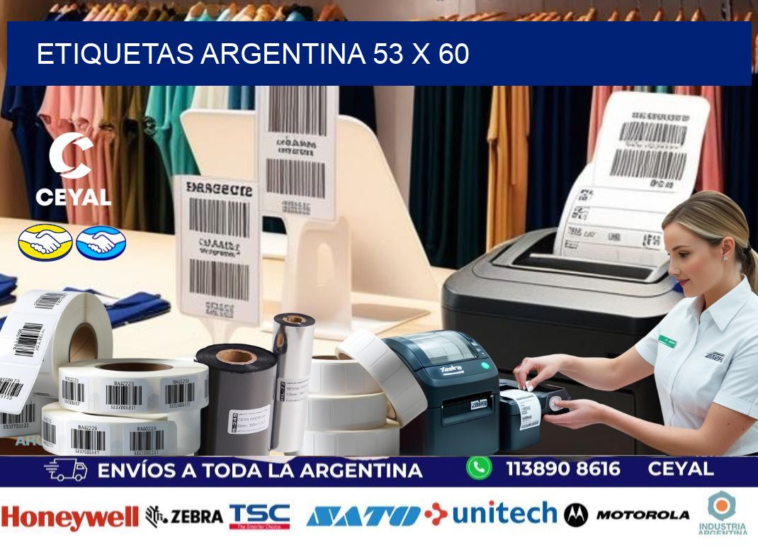 Etiquetas argentina 53 x 60