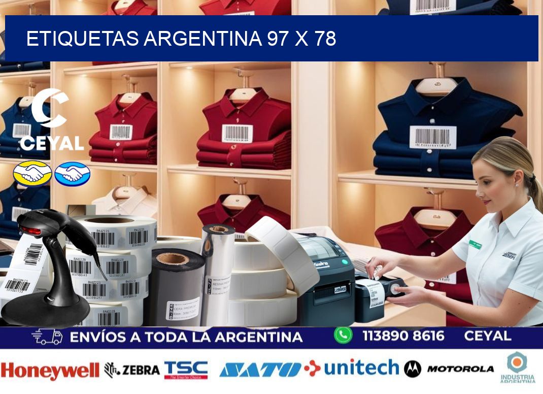 Etiquetas argentina 97 x 78