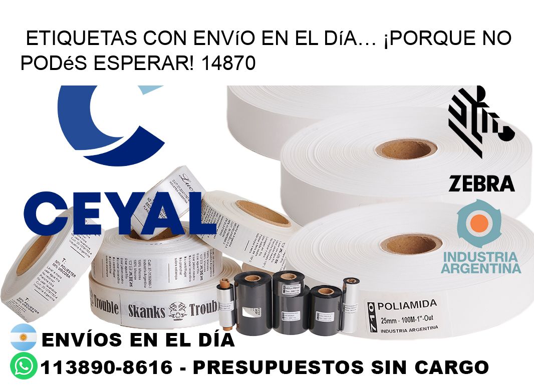 Etiquetas con Envío en el Día… ¡Porque No Podés Esperar! 14870