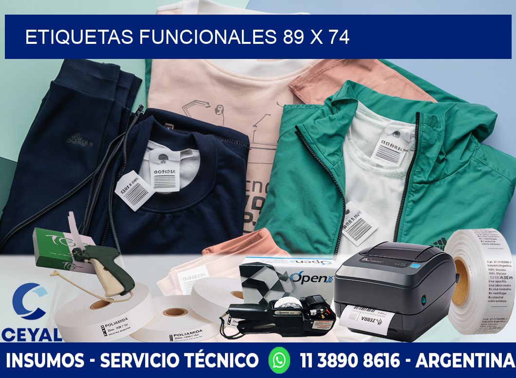 Etiquetas funcionales 89 x 74