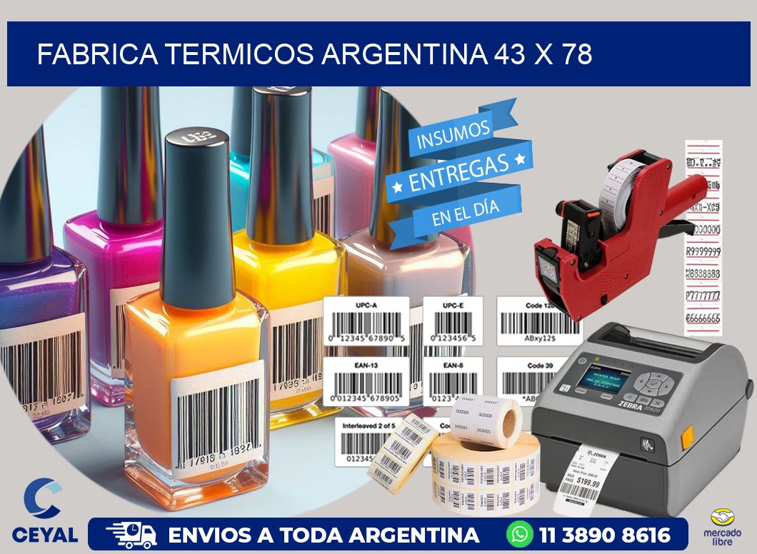 Fabrica TERMICOS ARGENTINA 43 x 78