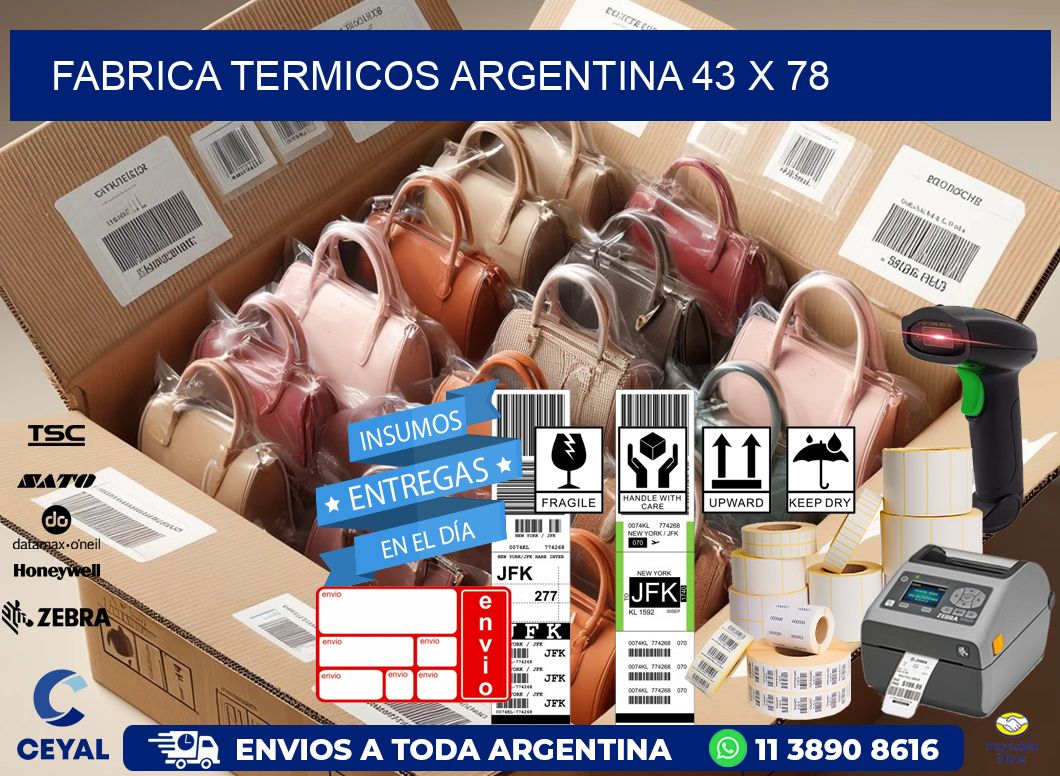 Fabrica TERMICOS ARGENTINA 43 x 78