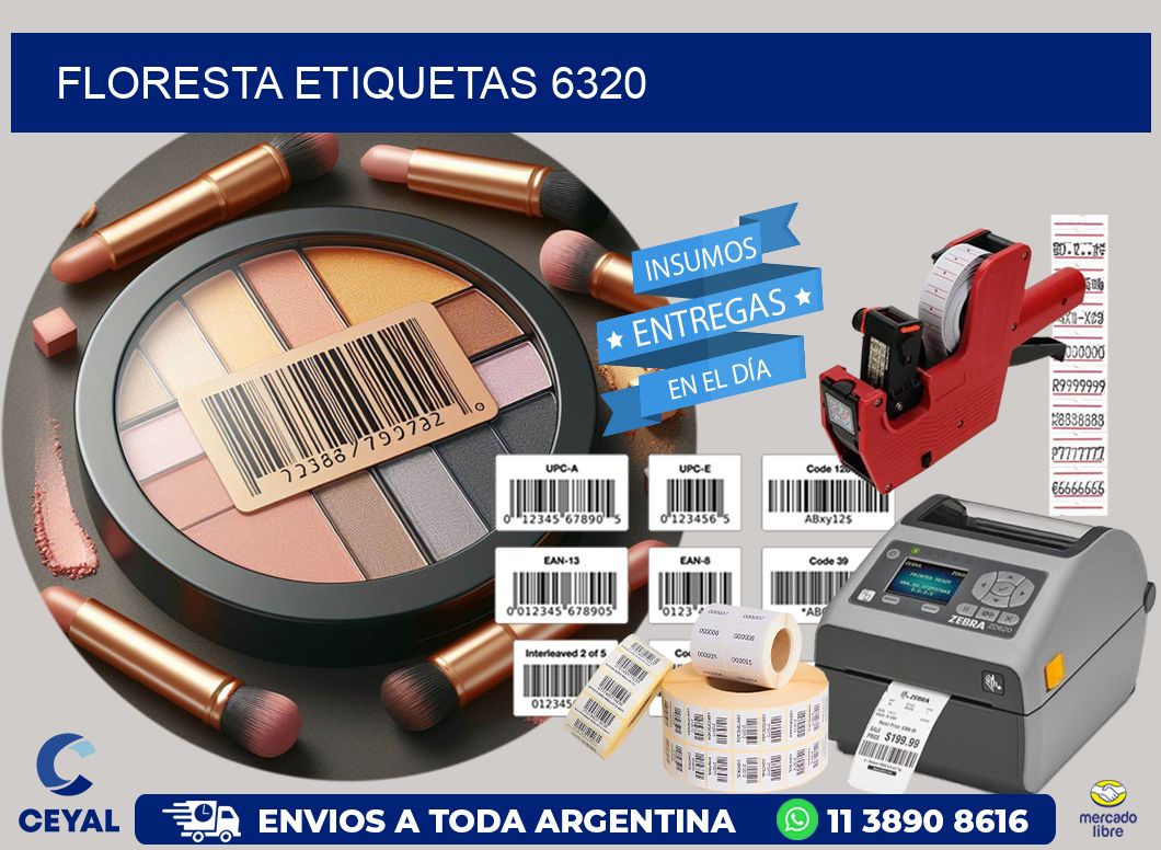 Floresta etiquetas 6320