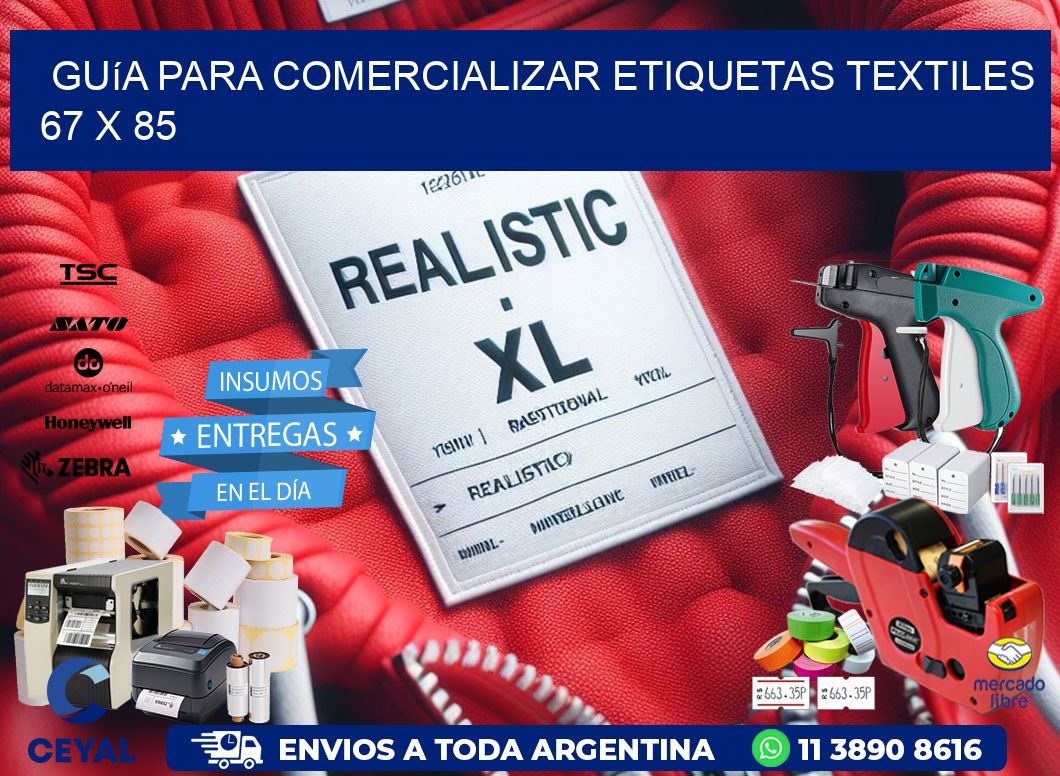 Guía para Comercializar Etiquetas Textiles 67 x 85