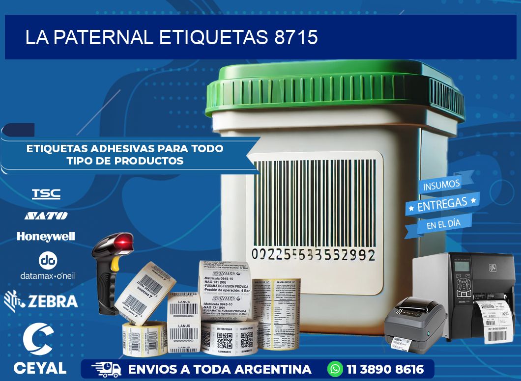 La Paternal etiquetas 8715