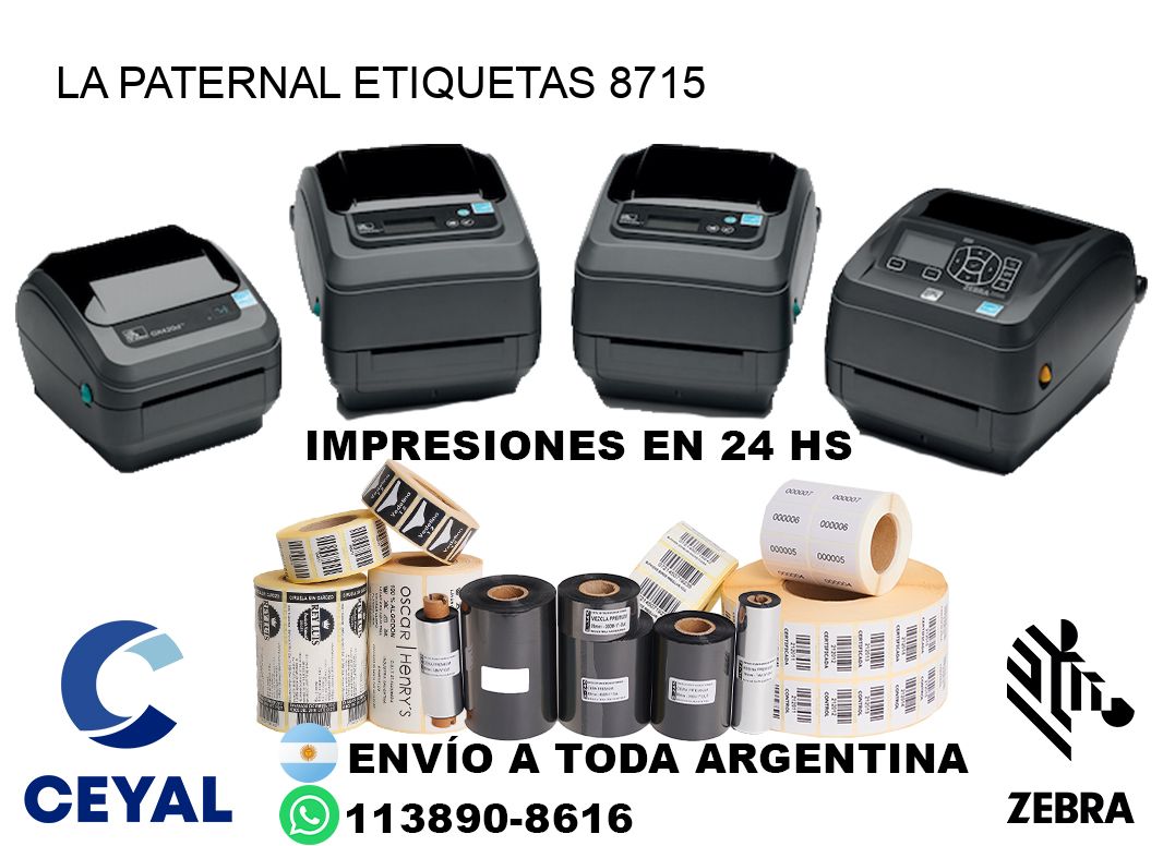 La Paternal etiquetas 8715