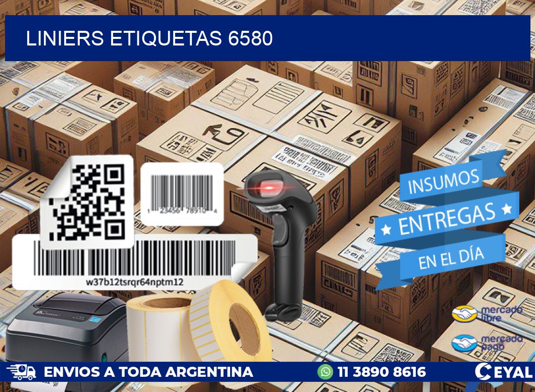 Liniers etiquetas 6580