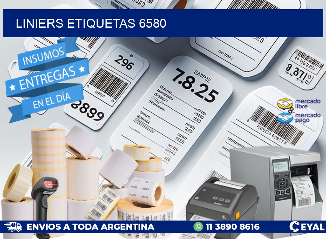 Liniers etiquetas 6580