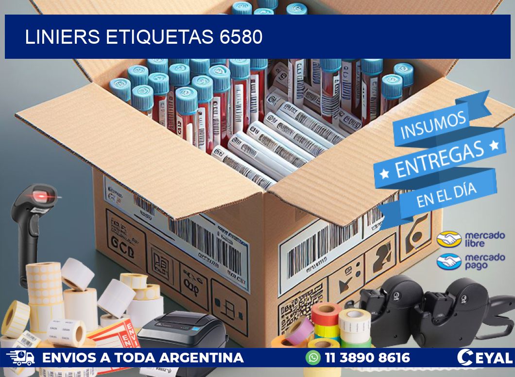 Liniers etiquetas 6580