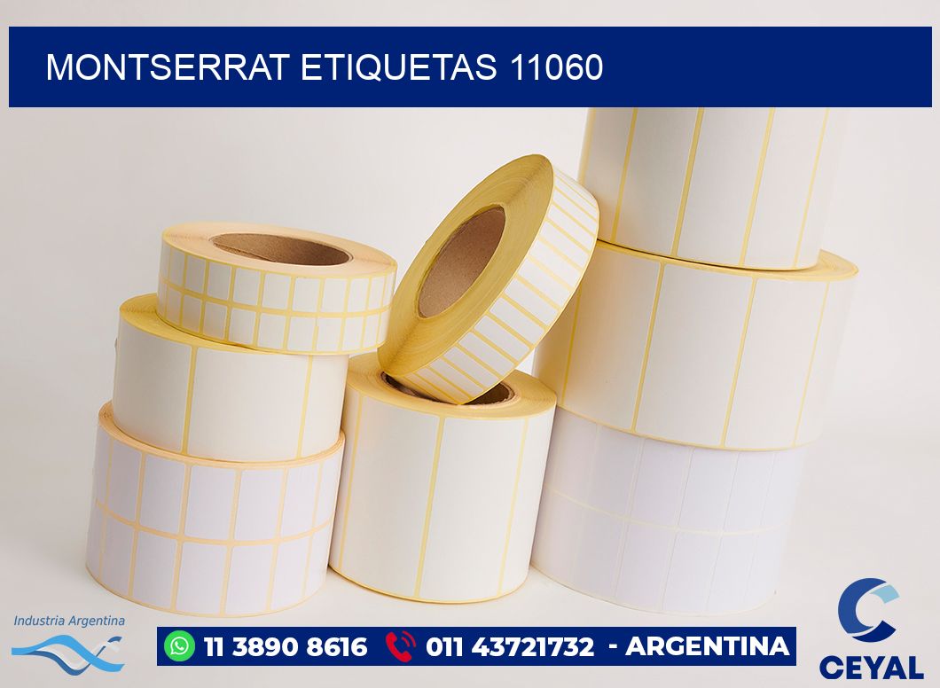 Montserrat etiquetas 11060