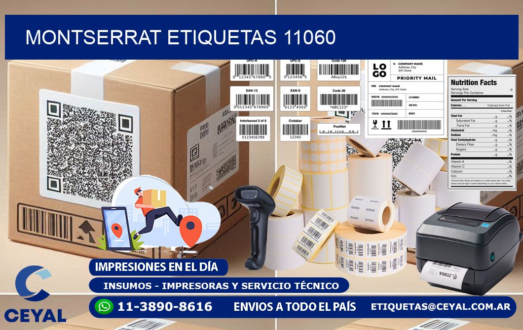 Montserrat etiquetas 11060