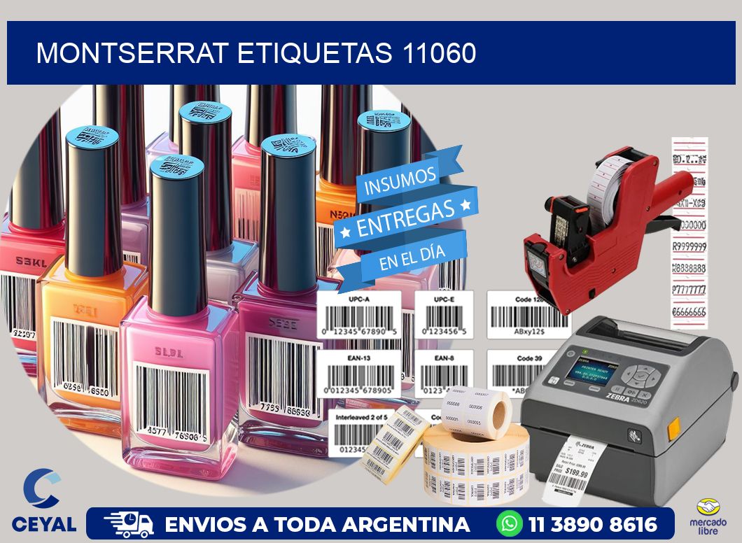 Montserrat etiquetas 11060