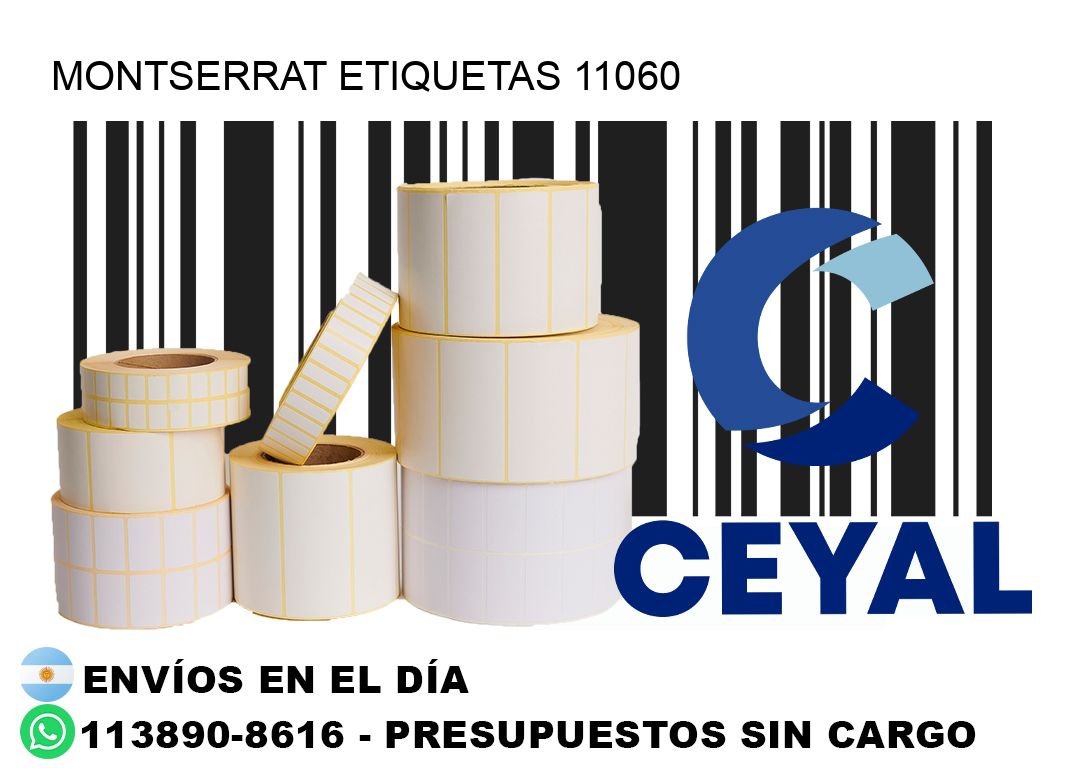 Montserrat etiquetas 11060