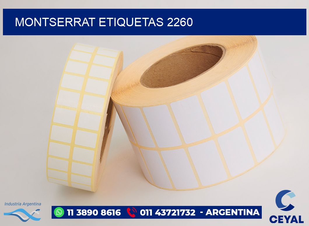 Montserrat etiquetas 2260