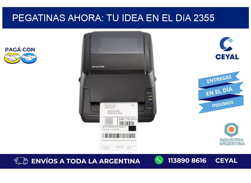 Pegatinas Ahora: Tu Idea en el Día 2355