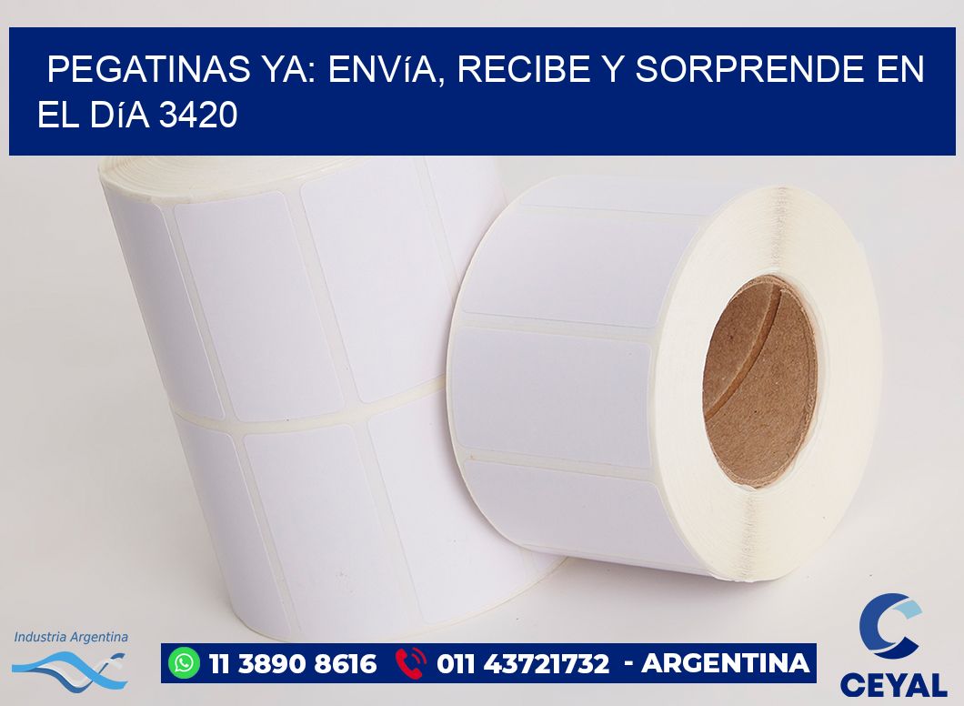 Pegatinas Ya: Envía, Recibe y Sorprende en el Día 3420