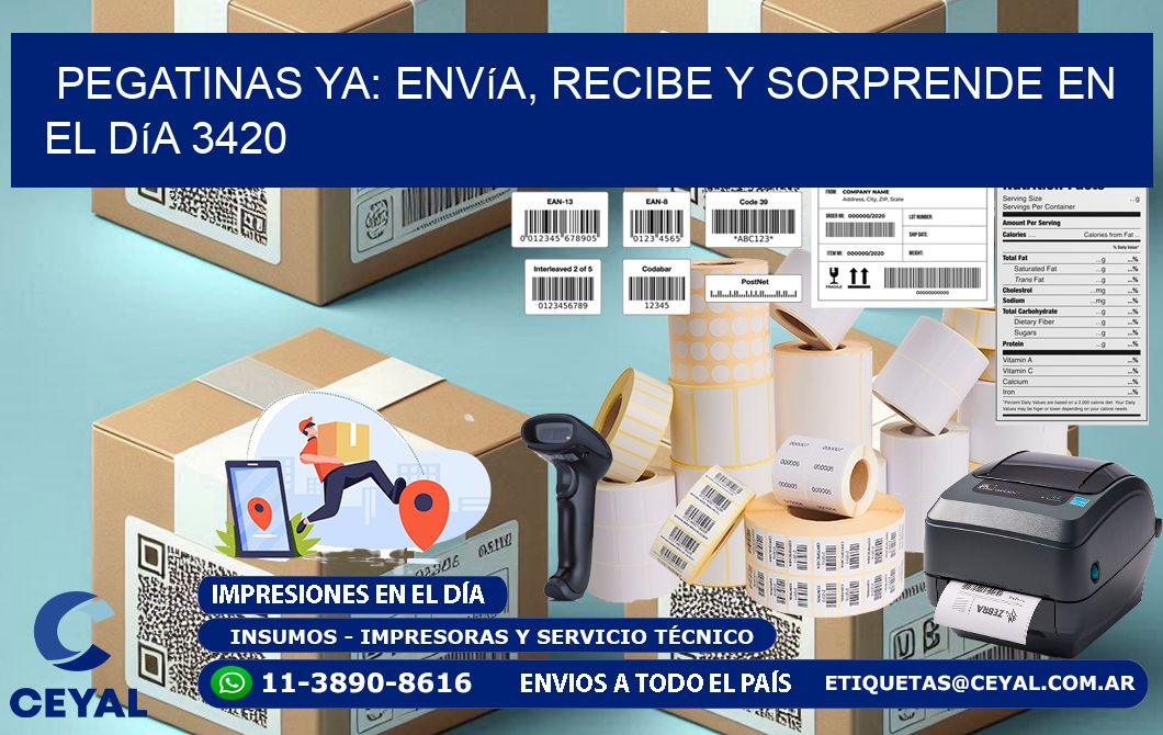 Pegatinas Ya: Envía, Recibe y Sorprende en el Día 3420