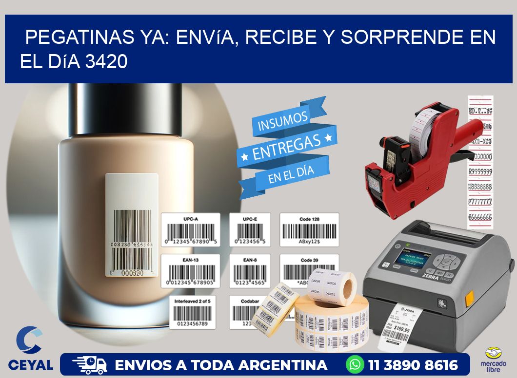 Pegatinas Ya: Envía, Recibe y Sorprende en el Día 3420