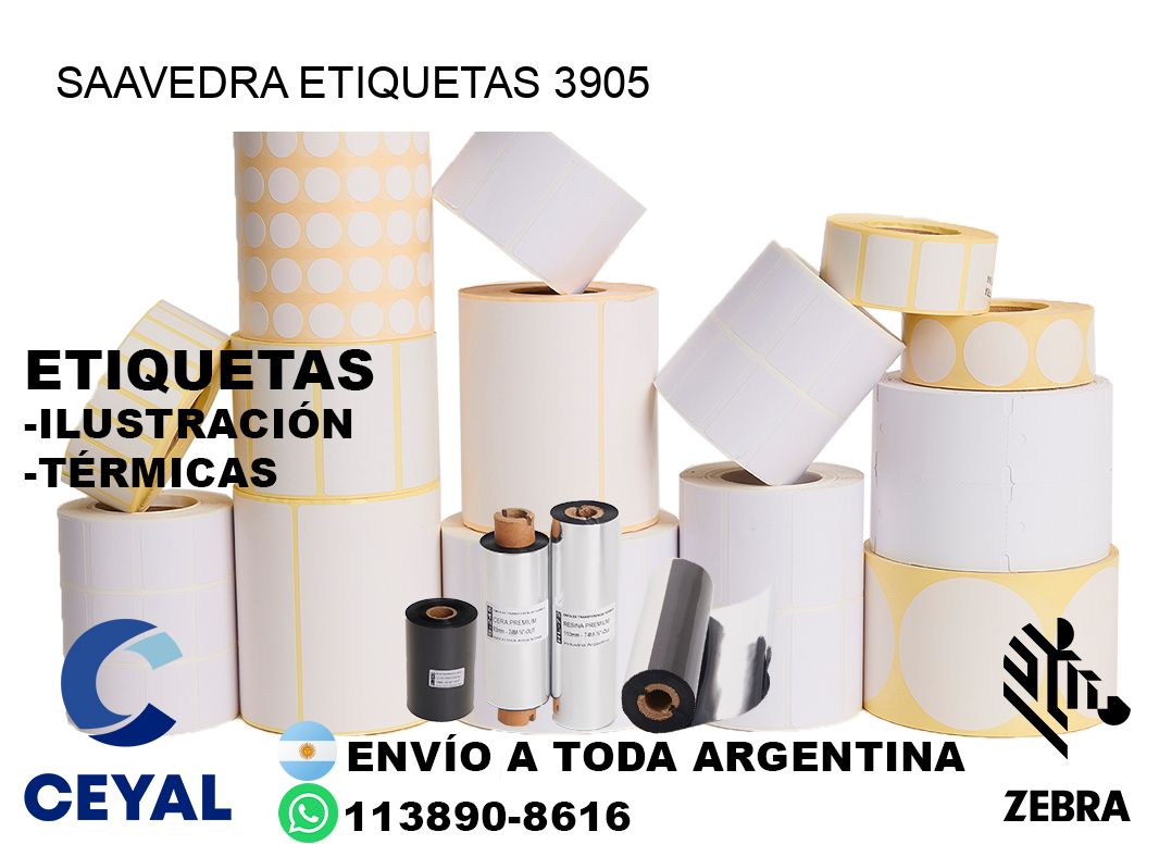 Saavedra etiquetas 3905