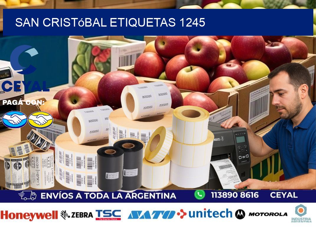 San Cristóbal etiquetas 1245