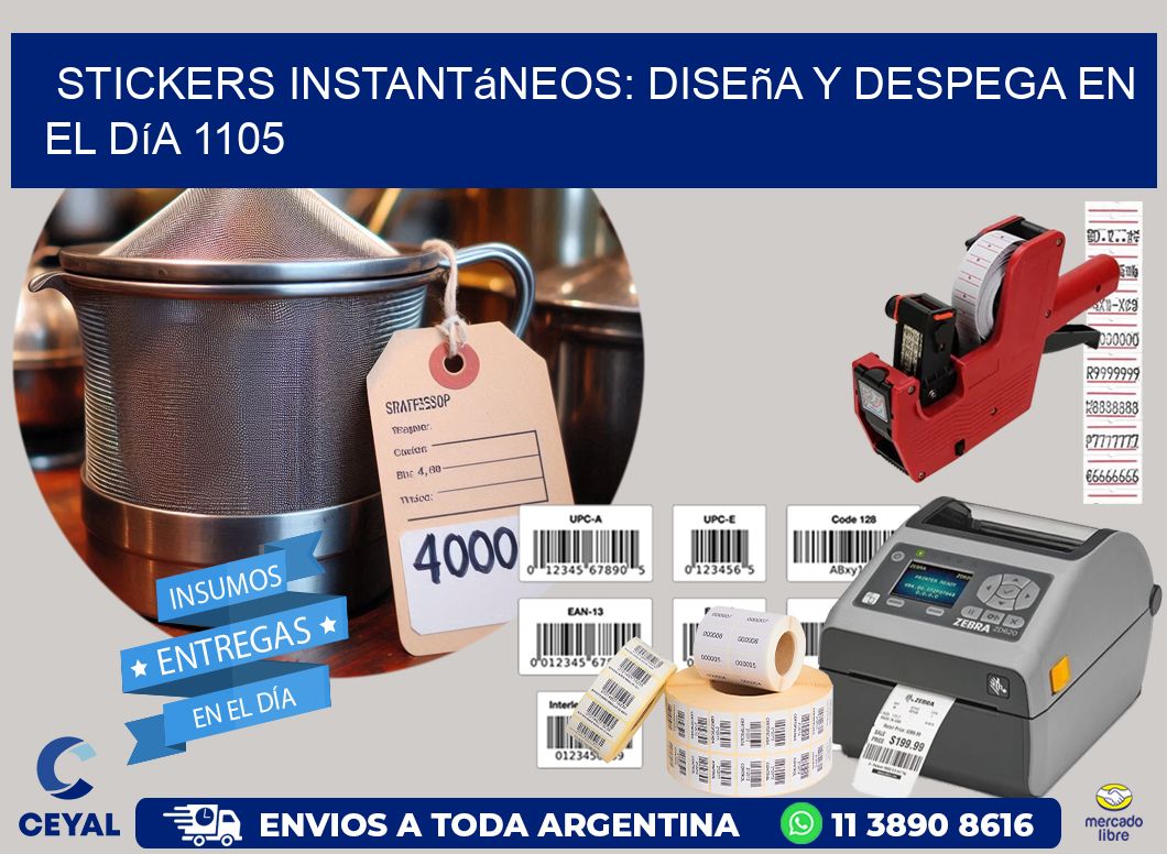Stickers Instantáneos: Diseña y Despega en el Día 1105