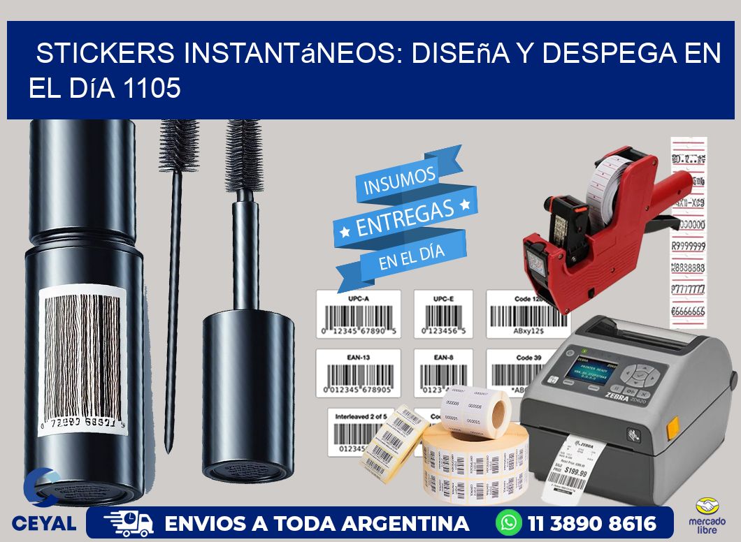 Stickers Instantáneos: Diseña y Despega en el Día 1105