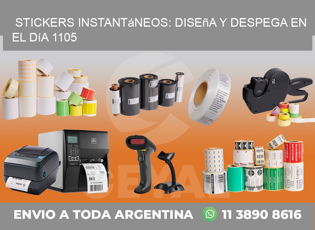 Stickers Instantáneos: Diseña y Despega en el Día 1105