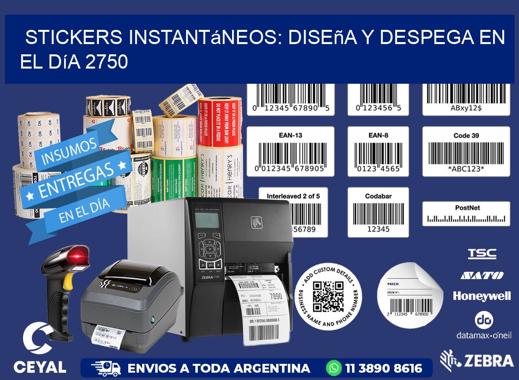 Stickers Instantáneos: Diseña y Despega en el Día 2750