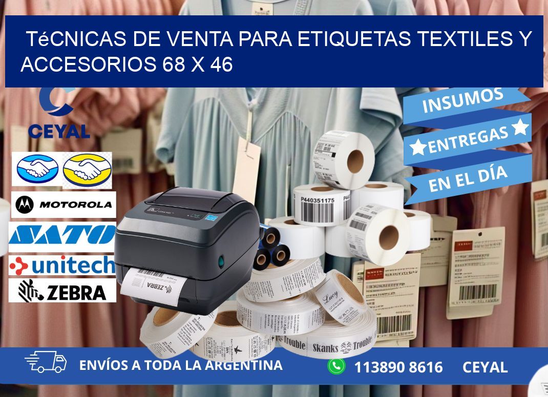 Técnicas de Venta para Etiquetas Textiles y Accesorios 68 x 46
