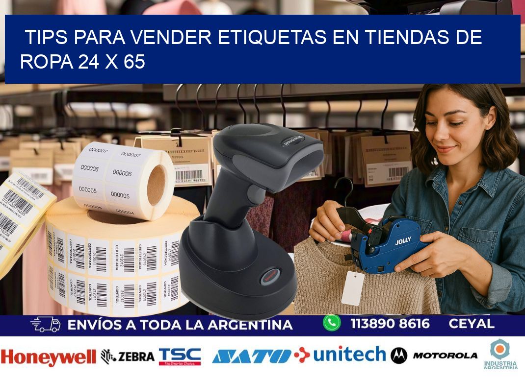 Tips para Vender Etiquetas en Tiendas de Ropa 24 x 65