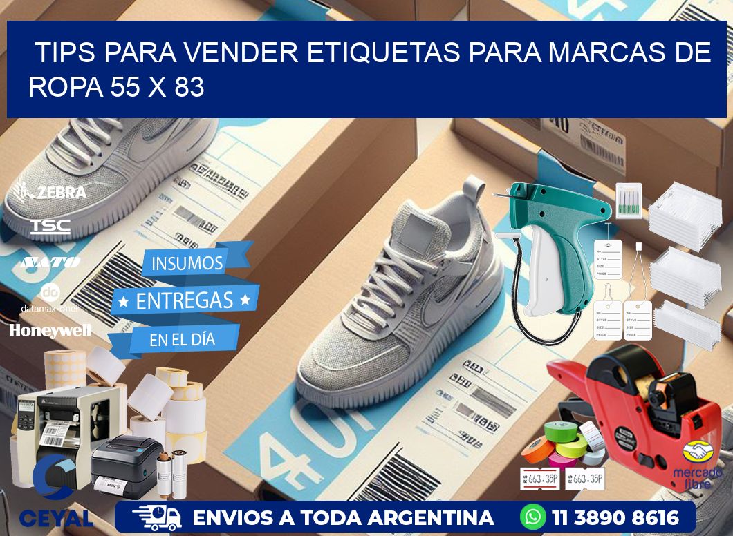 Tips para Vender Etiquetas para Marcas de Ropa 55 x 83