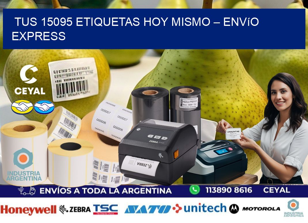 Tus 15095 Etiquetas Hoy Mismo – Envío Express